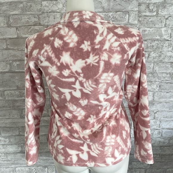 Eddie Bauer 3/4 Zip Fleece Top Sz M - Picture 2 of 3